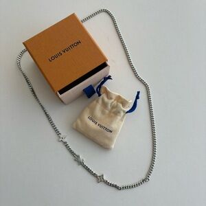Louis Vuitton Monogram Row Chain Necklace